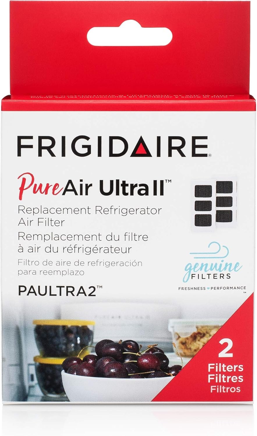 2 Pack PAULTRA2 PureAir Ultra II Air Filter Compatible With Frigidaire PAULTRA2