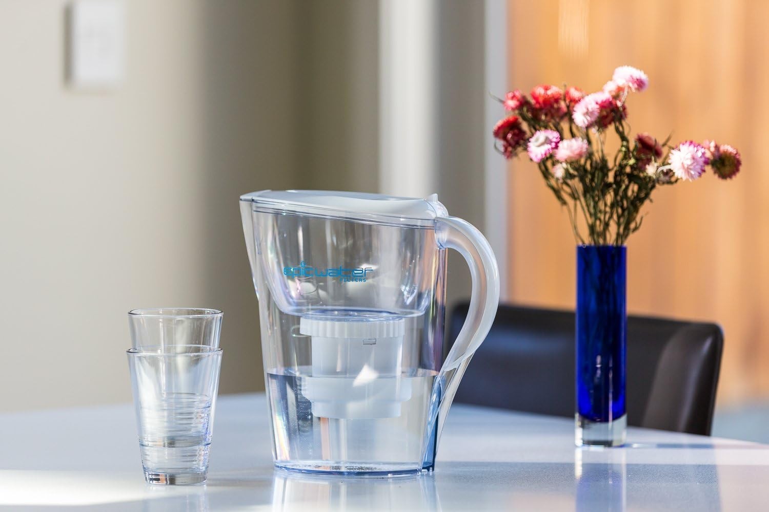 NEW Replacement Water Filter Pitcher Removes Fluoride Lead Heavy Metals 100Gal