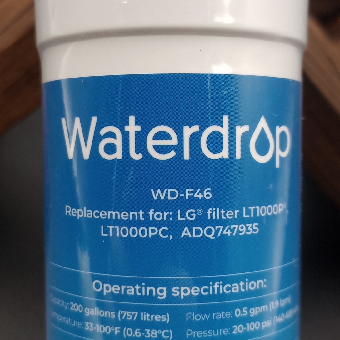 Waterdrop WD-F46 Water Filter Replacement For LG Filters LT1000P LT1000PC