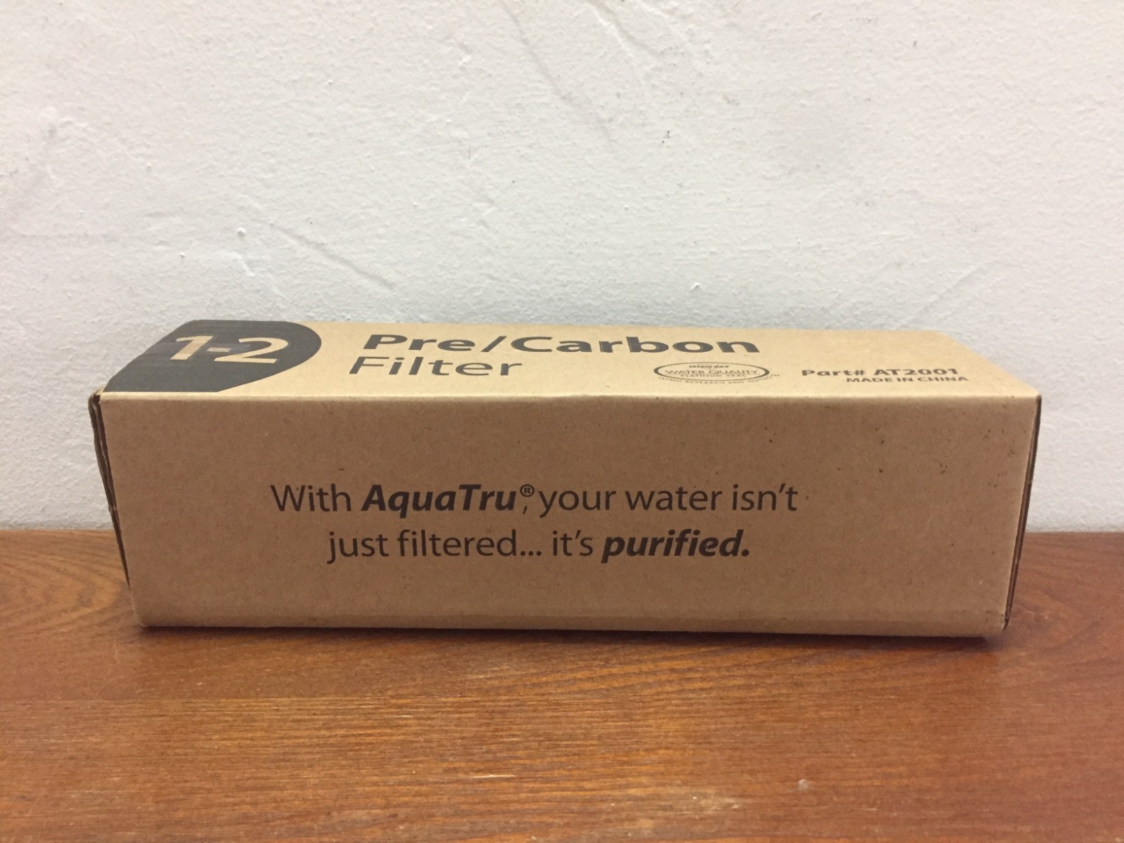 AquaTru Pre/Carbon Water Filter Stages 1-2 Part# AT2001 – New – Sealed