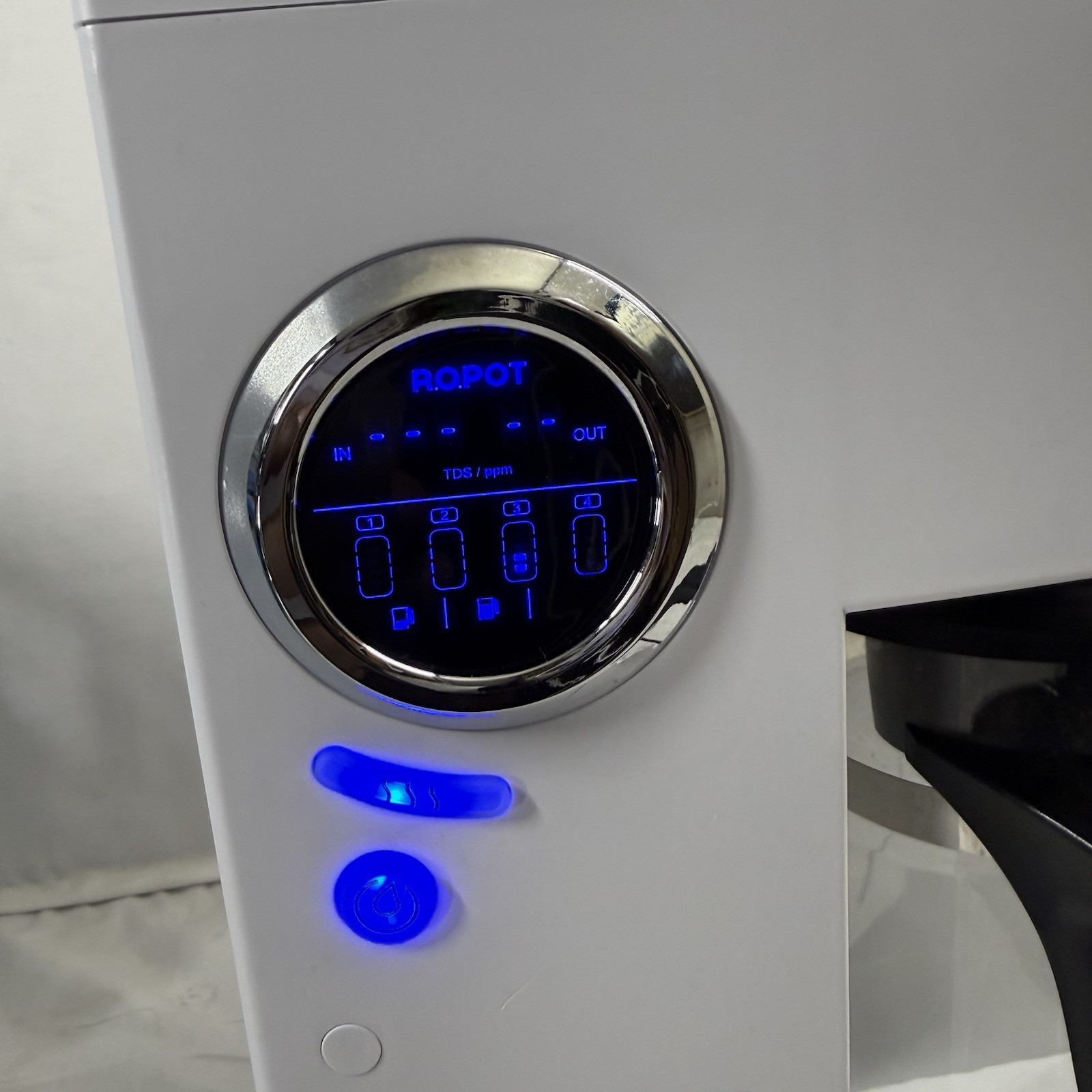 E1 Bluevua RO100ROPOT Countertop Reverse Osmosis Water Filter – 4 Stage System