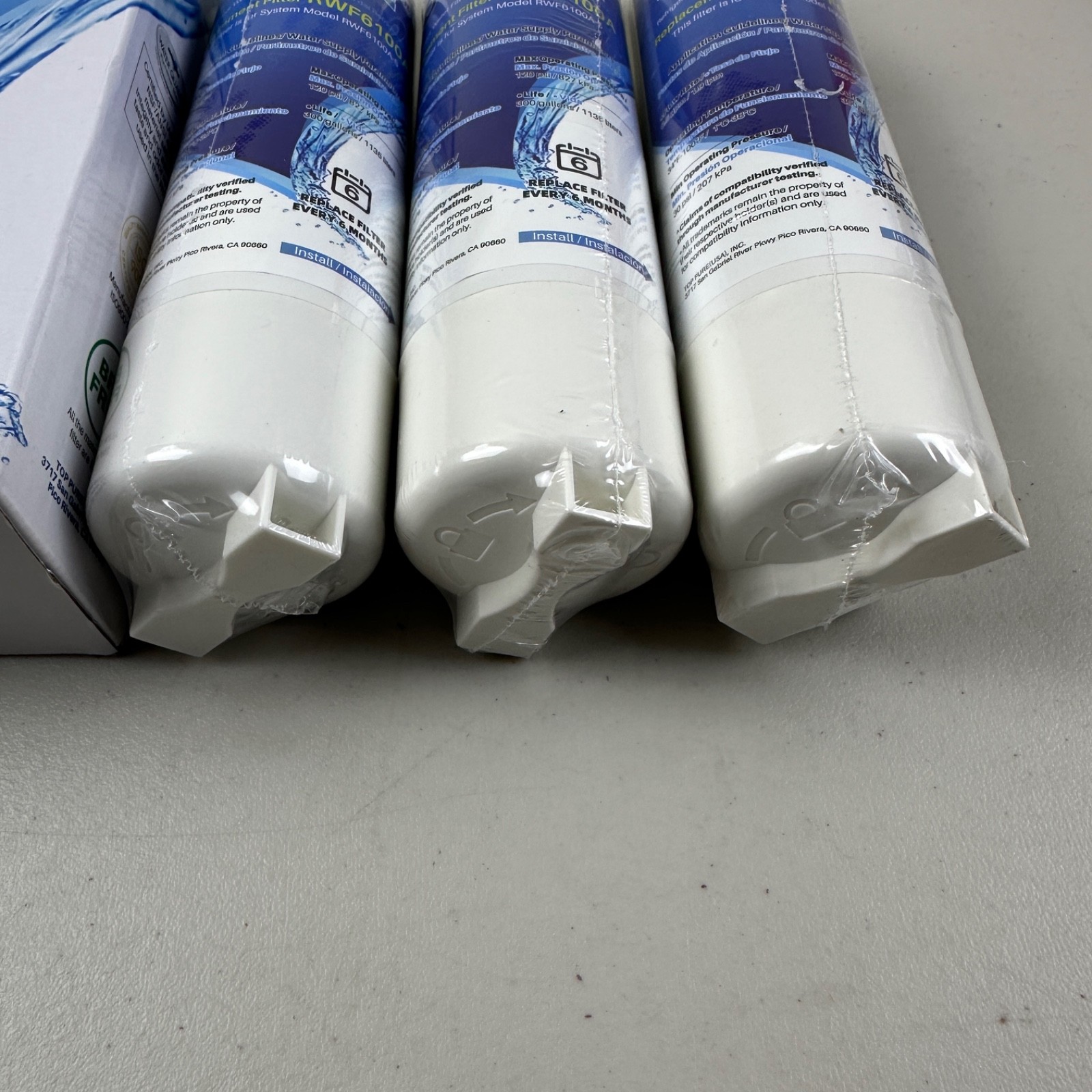 3 PACK ICEPURE Water Filter for Bosch Ultra Clarity Pro BORPLFTR50 RWF6100A