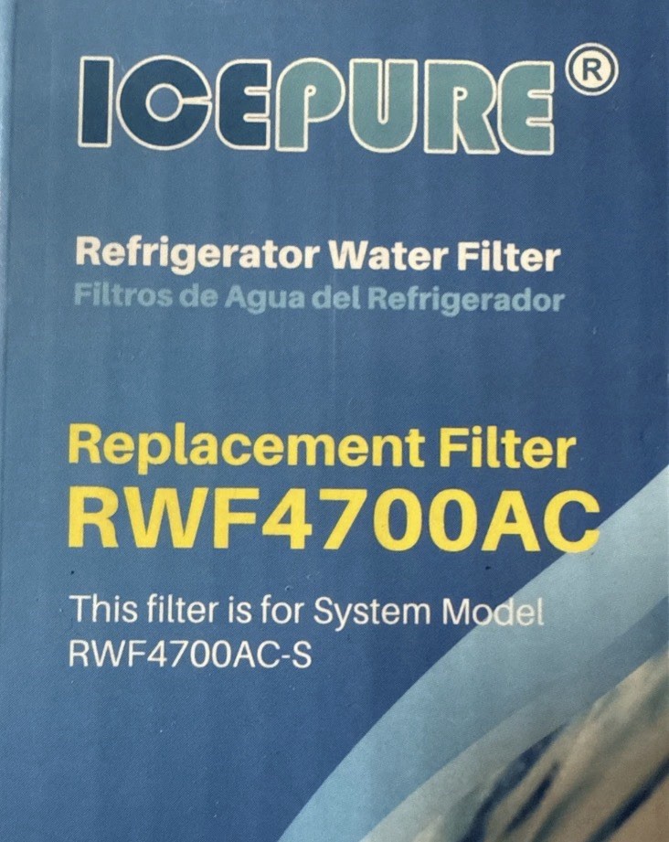 2 PACK sealed IcePure RWF4700AC Refrigerator Water Filters