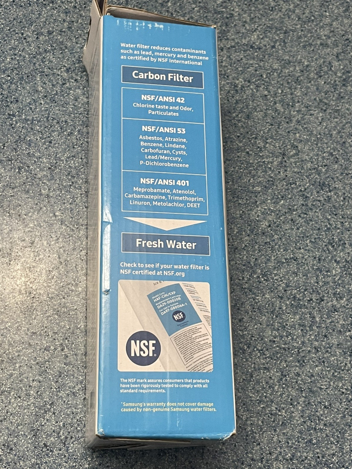 1 PACK Genuine Samsung DA29-00020B HAF-CIN/EXP-REFRIGERATOR Water Filter,USA