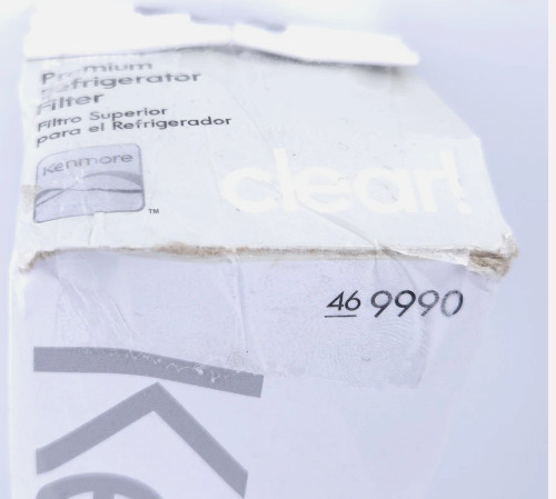 Kenmore Clear! 469990 9990 Premium Refrigerator Filter – Open Box & Sealed