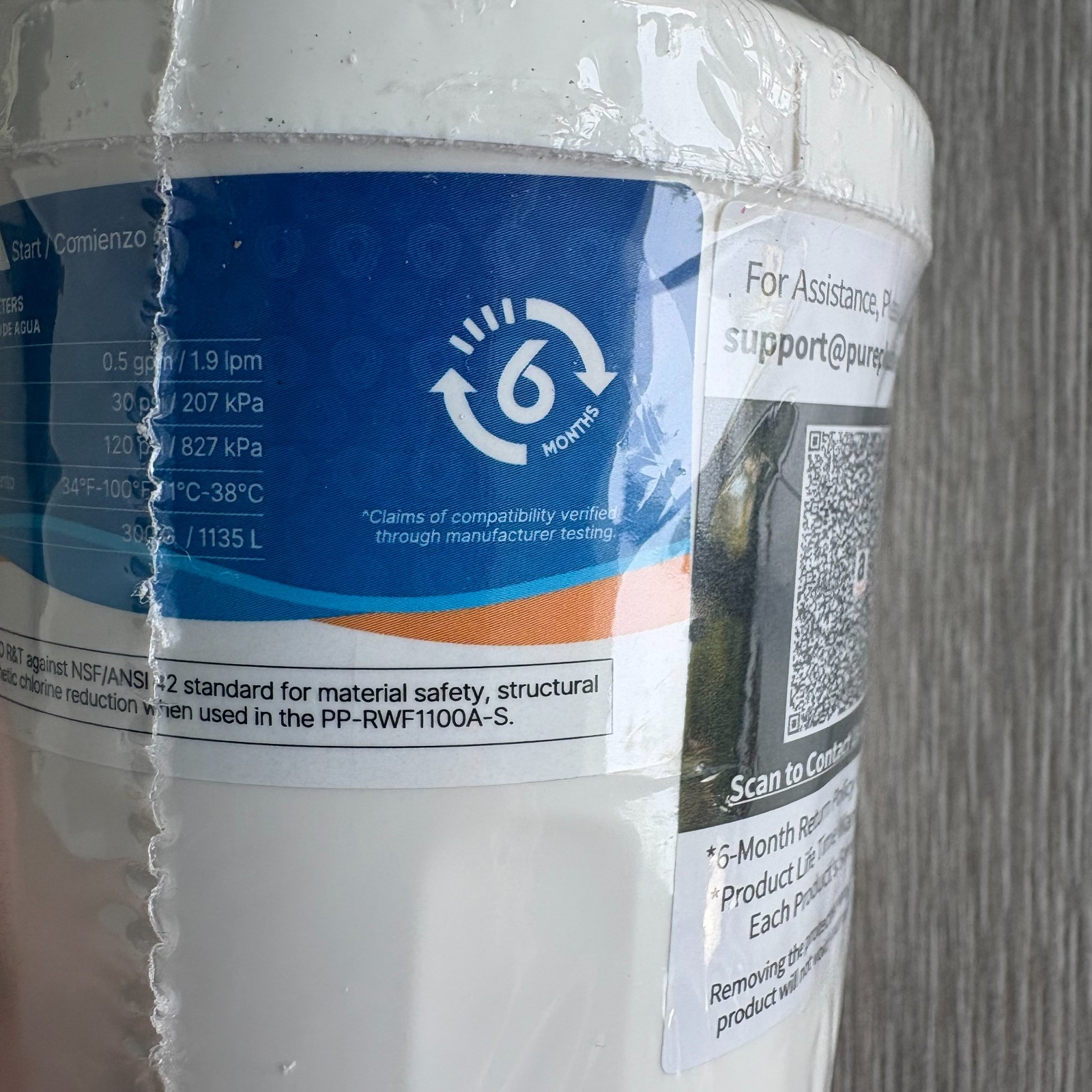 PurePlus Replacement Water Filter PP-RWF1100A For System Model PP-RWF1100A-S New