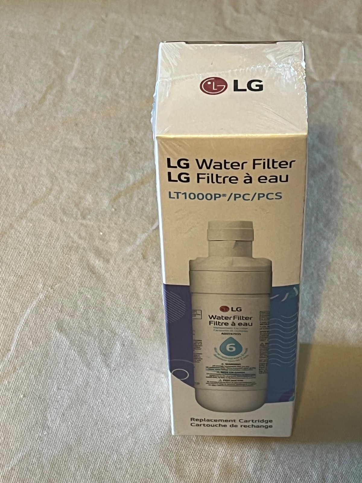 LG LT1000P/PC/PCS Water Filter White Genuine LG Brand NEW SEALED
