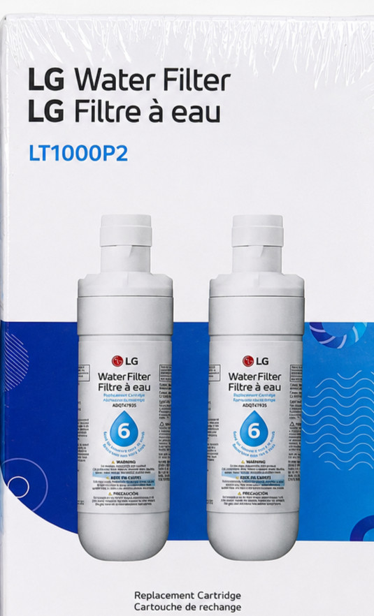 LG LT1000P2 6-Month / 200 Gallon Refrigerator Replacement Water Filter- 2 Count