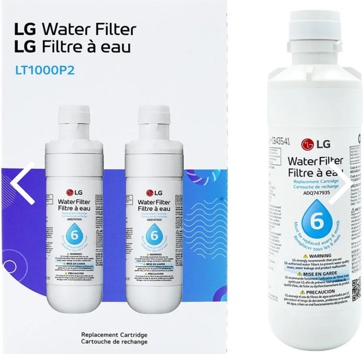 LG Water Filter Replacement Cartridge LT1000P2 Genuine Filter. SEALED