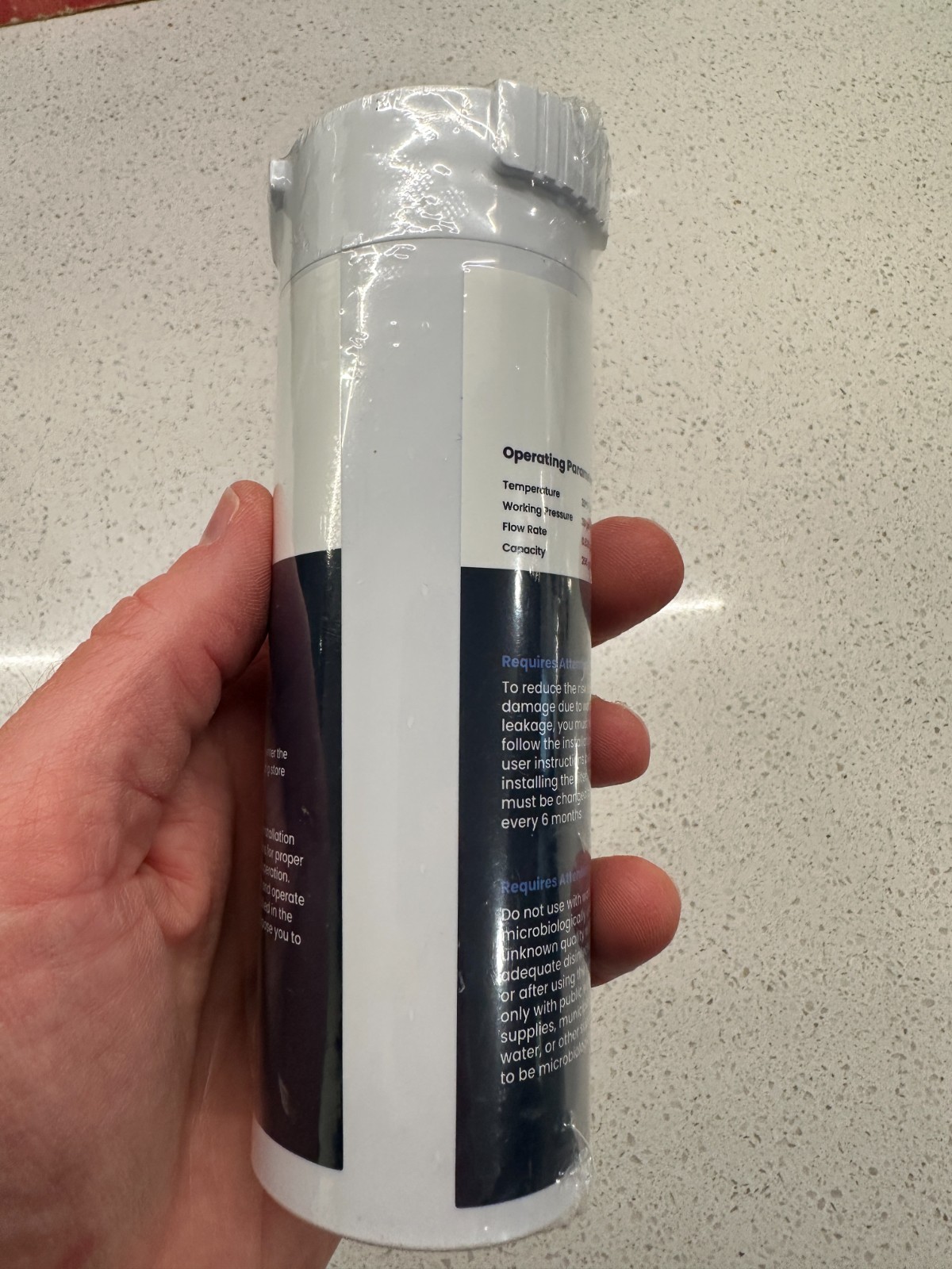 GLACIER FRESH GF-XWF Refrigerator Water Filter Sealed NIP