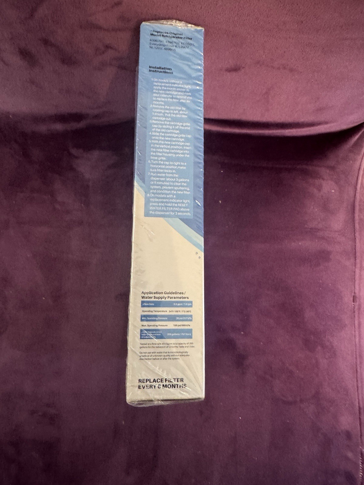 Icepure RWF2000A Refrigerator Water Filter 3 Pack Sealed New 6 Months/200 Gal