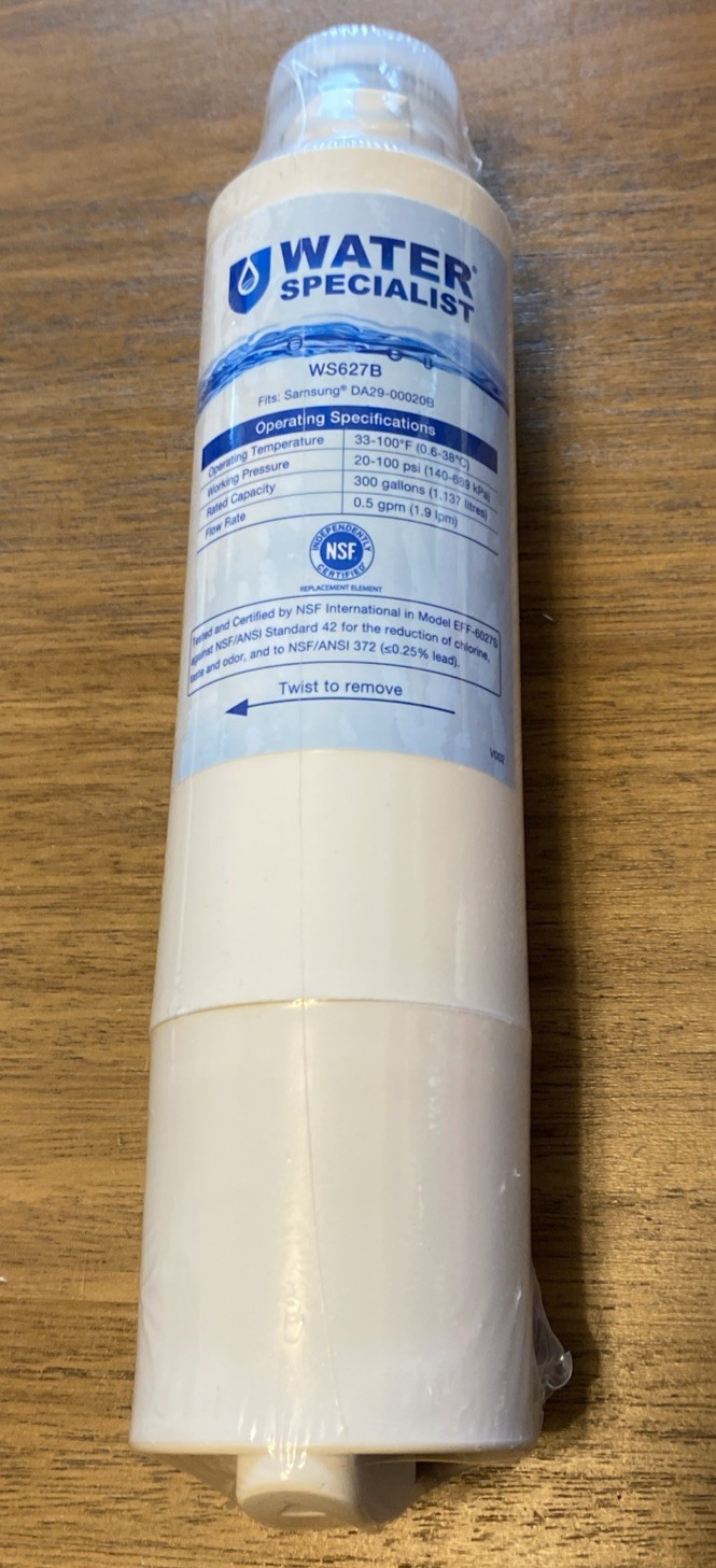 NEW unopened Waterspecialist WS627B water filter