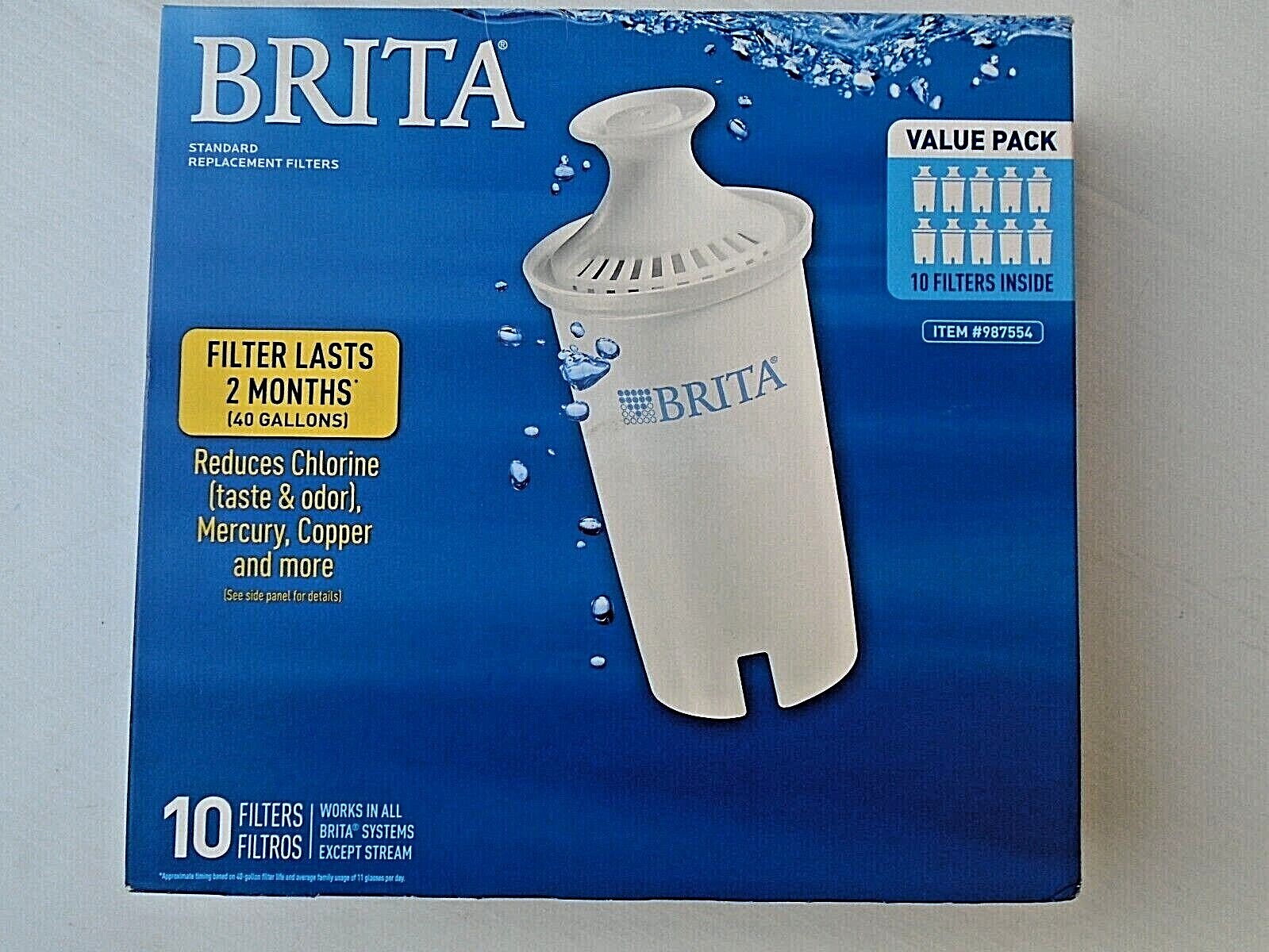 Brita Standard Replacement Filters – Only 8 in Pack