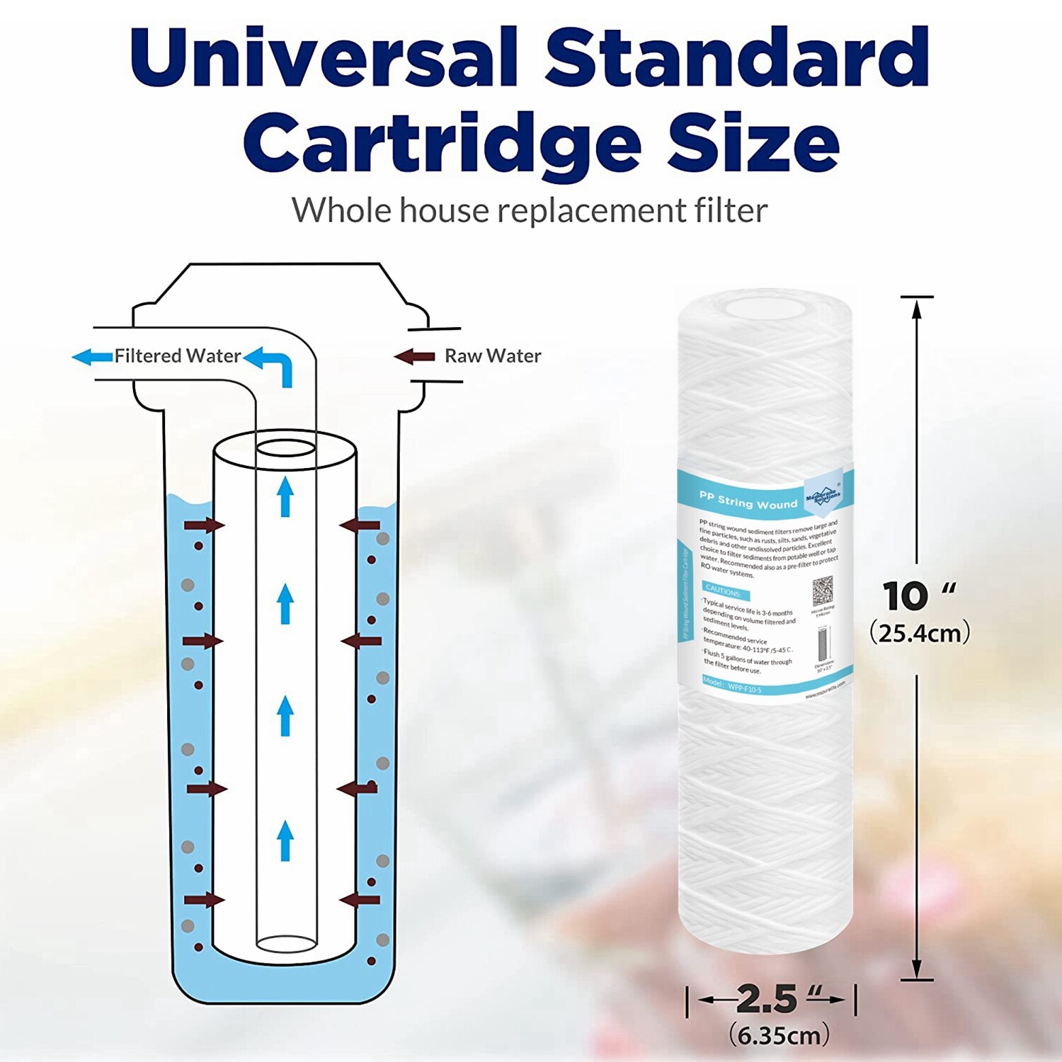 400 GPD RO Membrane Maple Syrup Reverse Osmosis System Sediment Housing Element