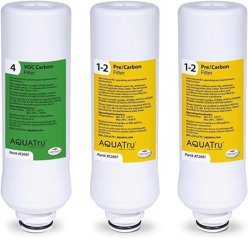 Classic Replacement Filters for Classic Countertop Reverse Osmosis Water Puri…