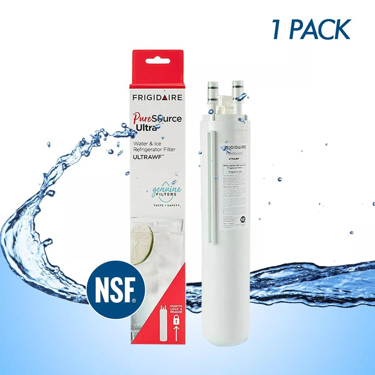 1/2/3/4 Pack ULTRAWF Frigidaire Ultra PureSource Refrigerator Water Filter New