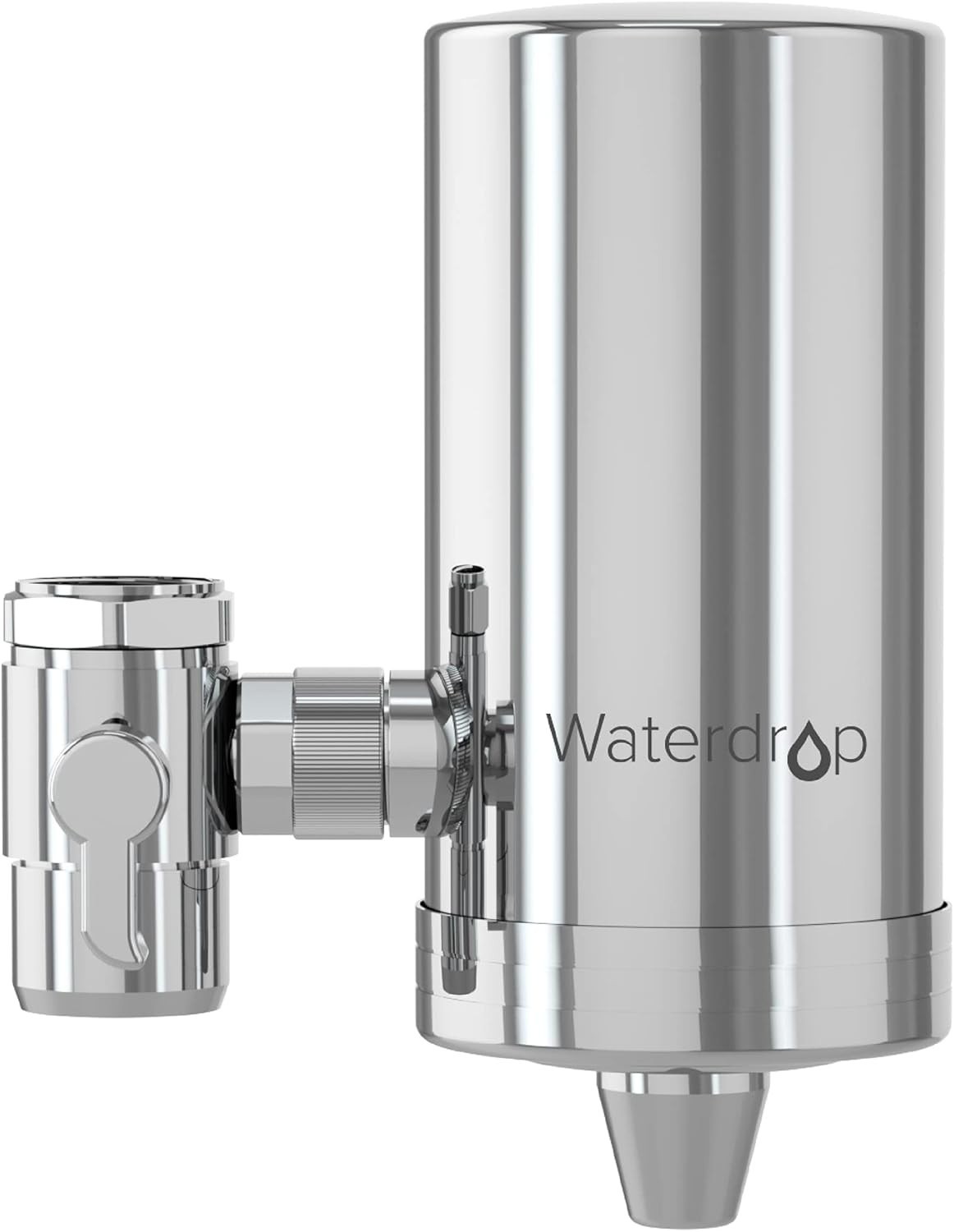 Waterdrop WD-FC-06 Stainless-Steel Faucet Water Filter,Tap Water Filter,1 Filter