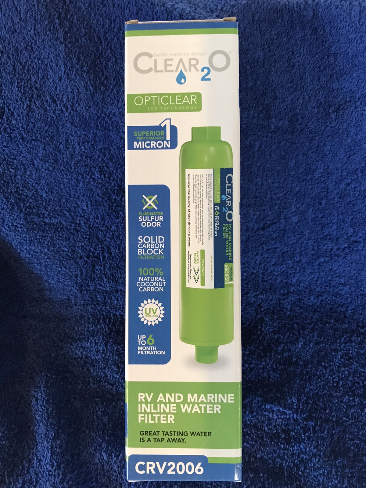 NEW💫Clear2O® CRV2006 RV and Marine Inline Water Filter FAST FREE SHIPPING ⚡️