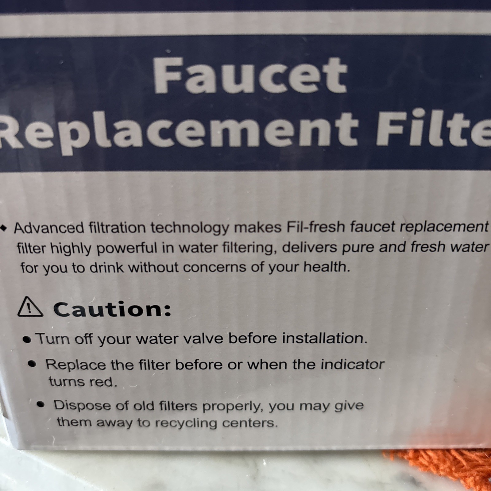 PUR Faucet Filter Replacement 5 New In Package Fil Fresh Fits All