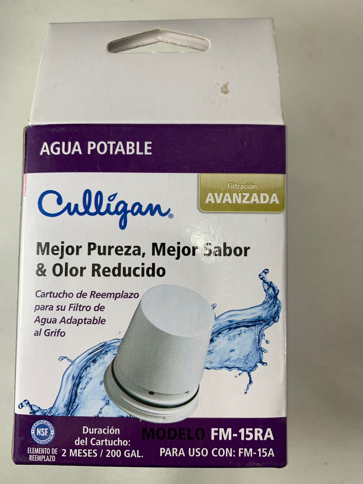 2 Pk Culligan FM-15RA Advanced Replacement Water Filter Cartridge / 200gal / NEW