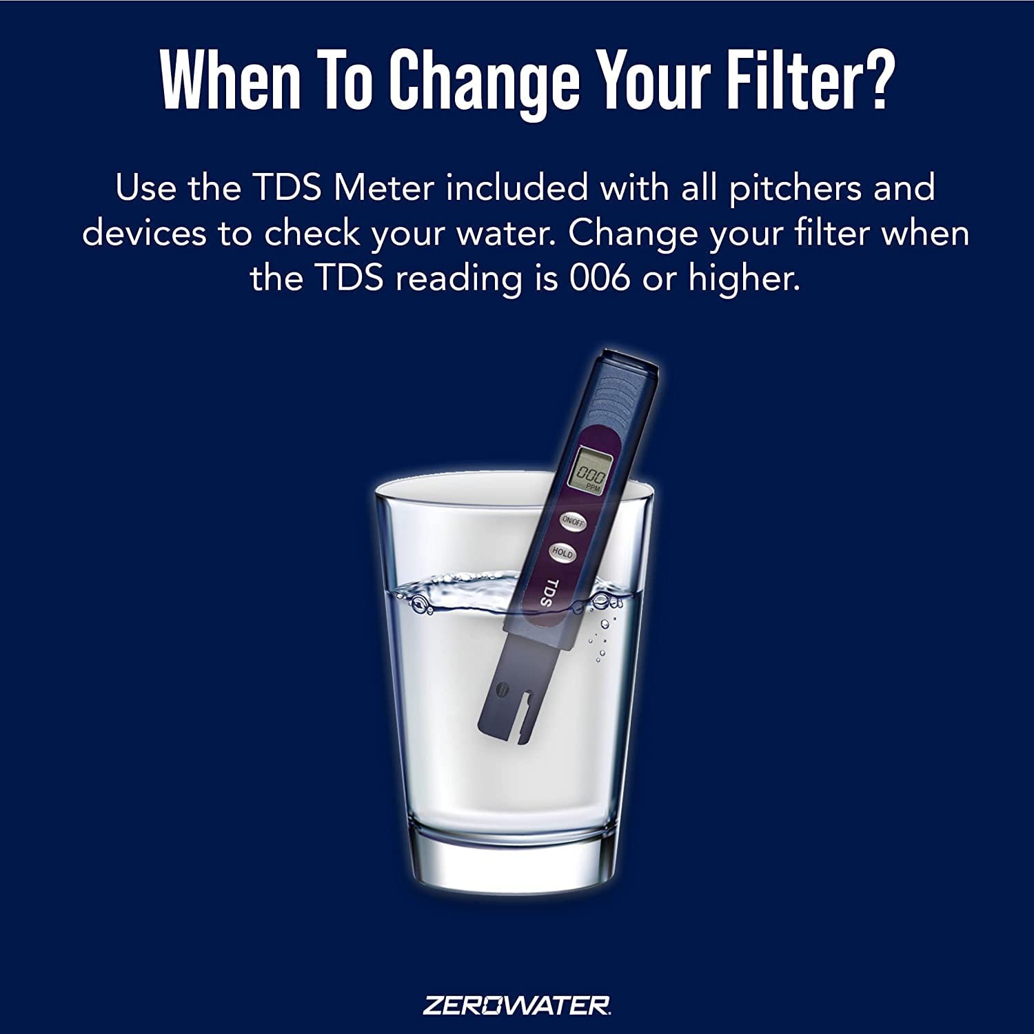 ZeroWater 4-Pack Replacement Filter Cartridges ZR-004, 4 Count (Pack of 1), B…