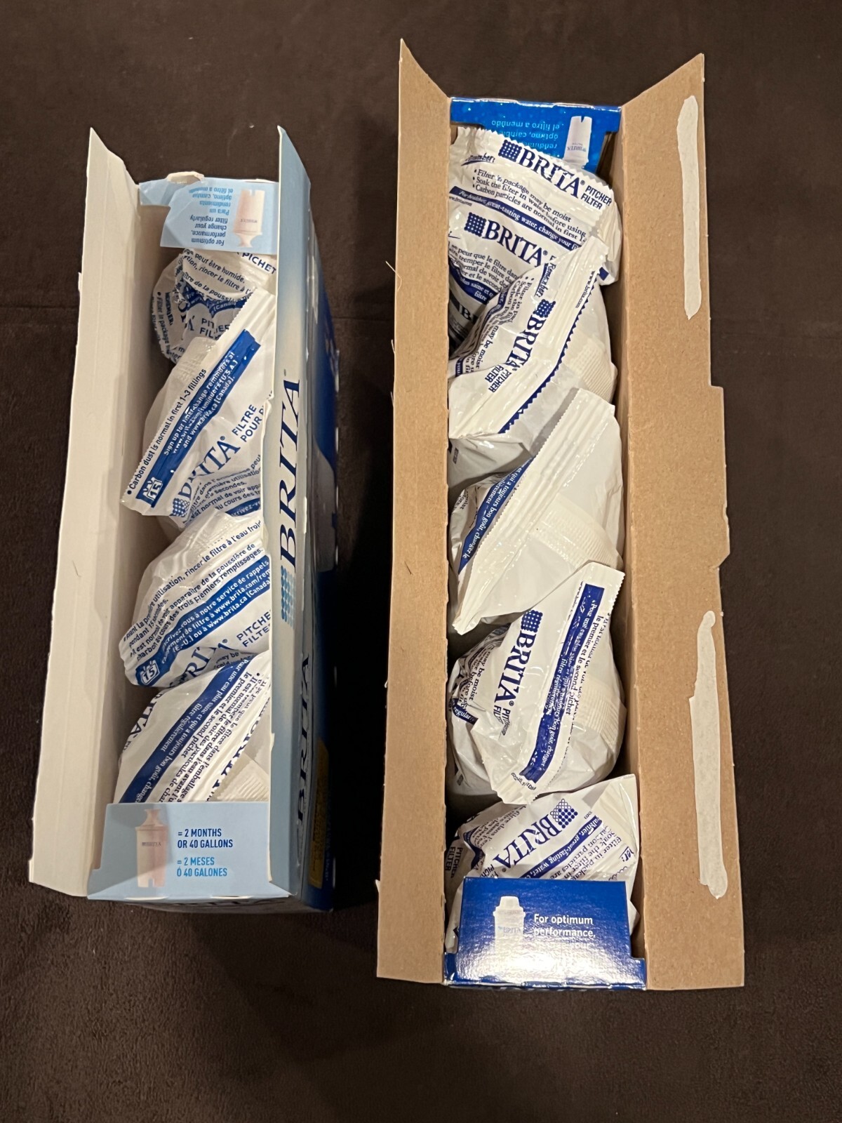 Brita Pitcher Replacement Water Filters Cartridges New In 2 Boxes 9 Total