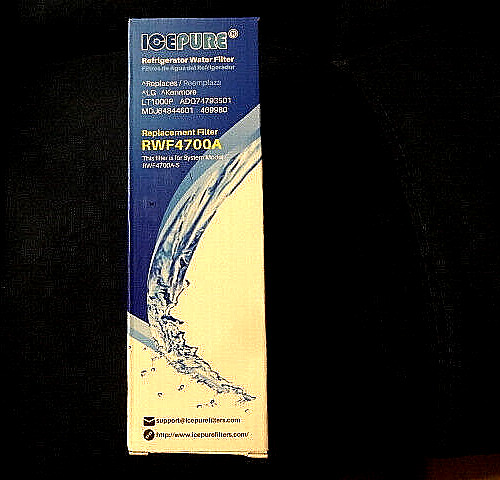 IcePure RWF4700A Water Filter for LG Kenmore – White Factory Sealed