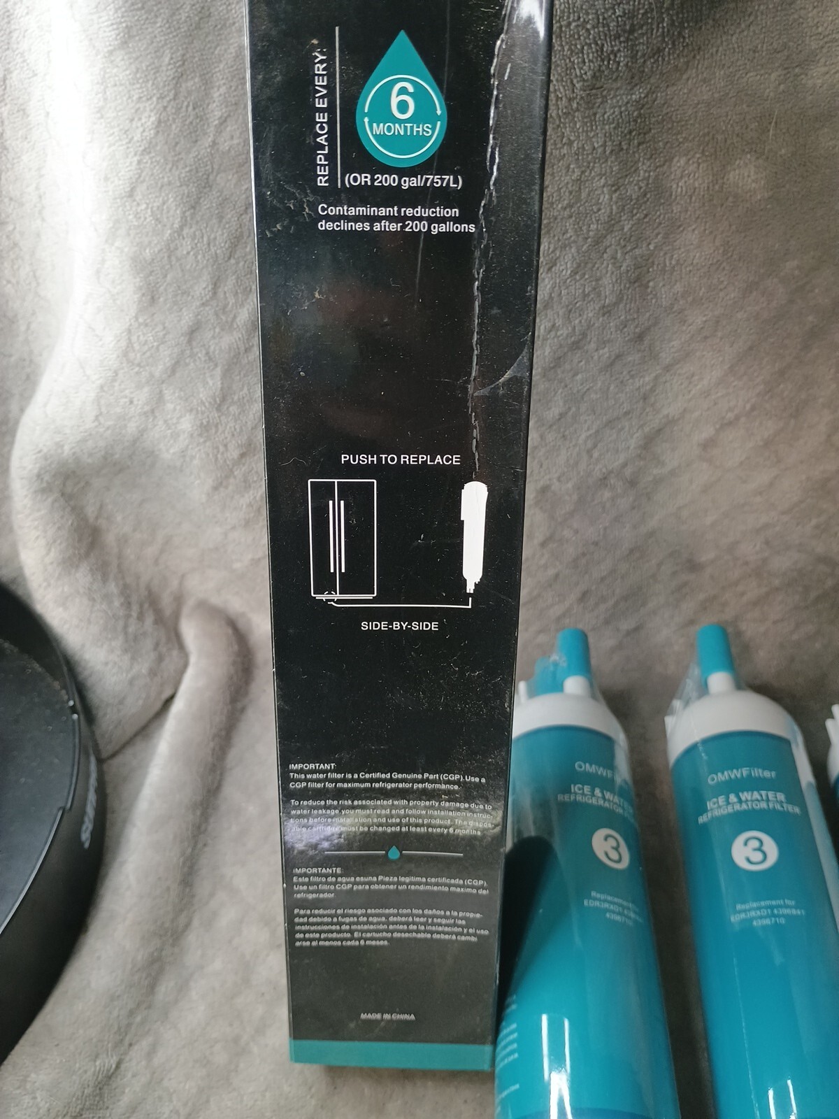 OMWFilter Ice & Water Refrigerator Filter #3 ΕDR3RXD1 4396841 4396710