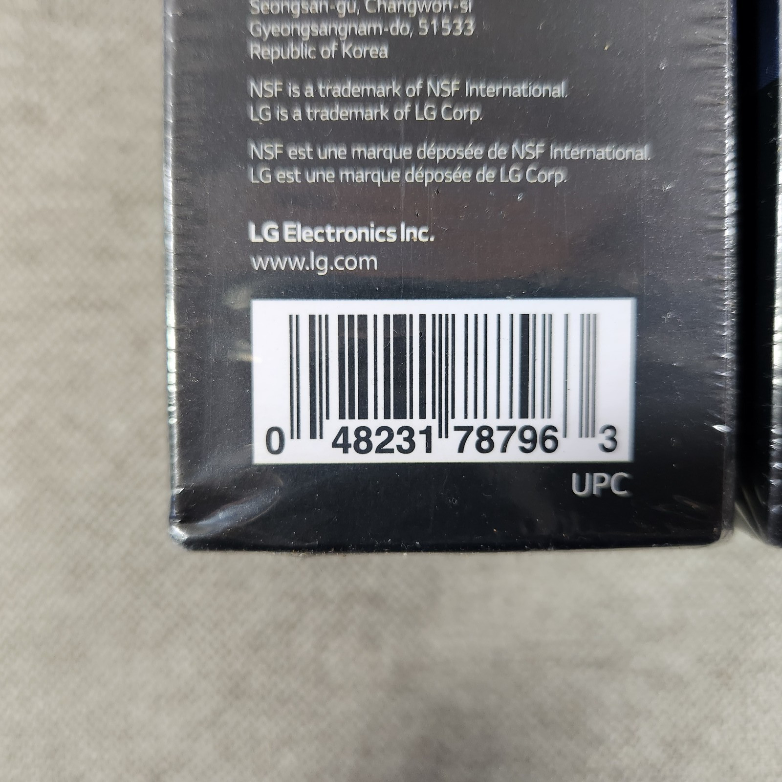 LG Water Filter Replacement Cartridge LT1000P/PC/PCS Lot of 2 Brand New Sealed