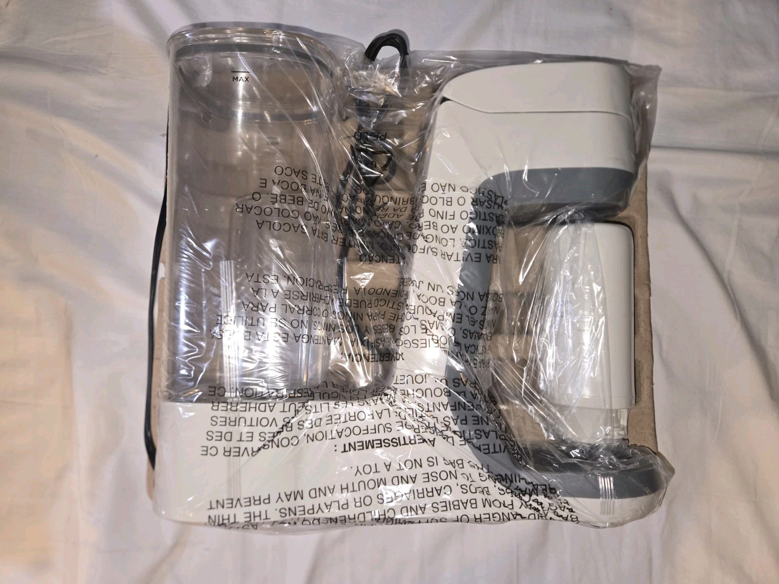 Hamilton Beach Aqua Fusion Electric Water Filtration System open box used once
