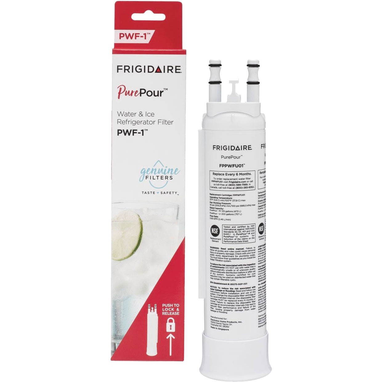 Frigidaire GRFC2353AD, GRFC2353AF, GRFN2853AF Water Filter