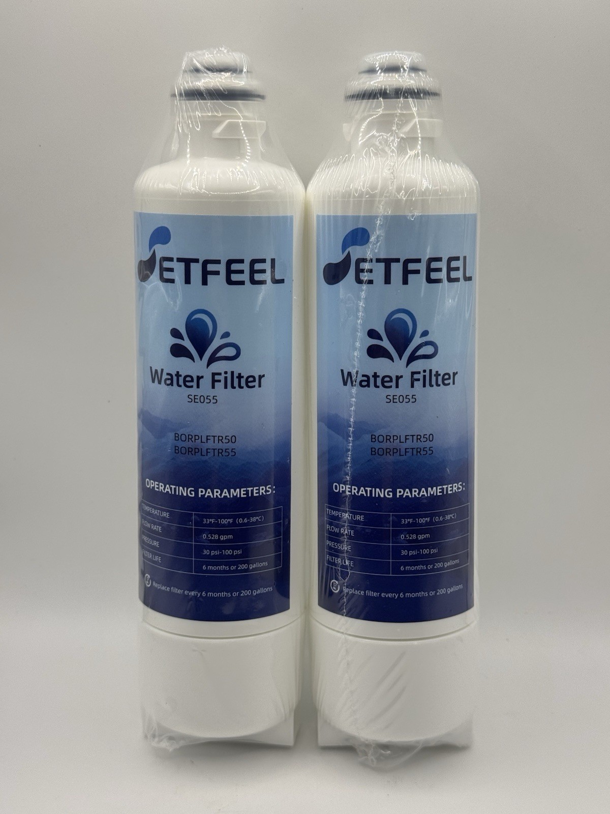 SetFeel SE055 Water Filter BORPLFTR50 / BORPLFTR55 6-month 2 PACK (No Box)