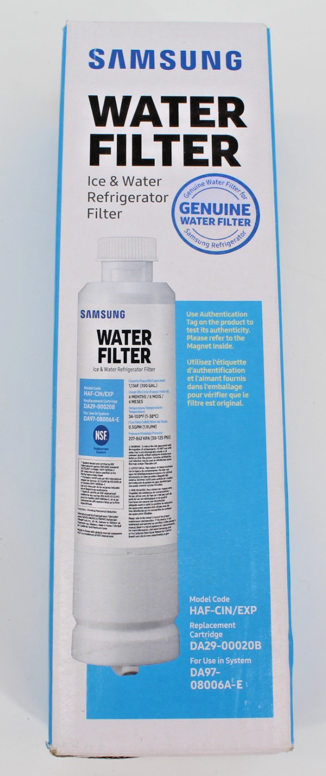 1 PACK NEW Genuine Samsung DA29-00020B HAF-CIN/EXP Refrigerator Water Filter