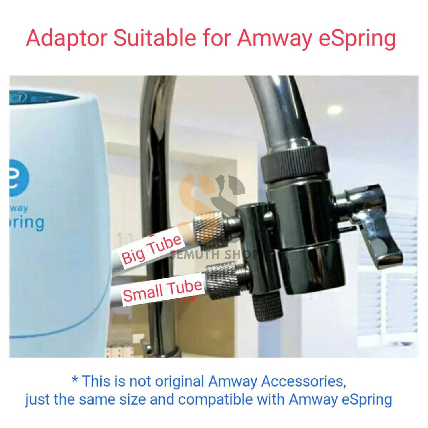 Diverter Valve Spring Amway Two Way Faucet for 3/8″ in & 2.5/8″ tubing out
