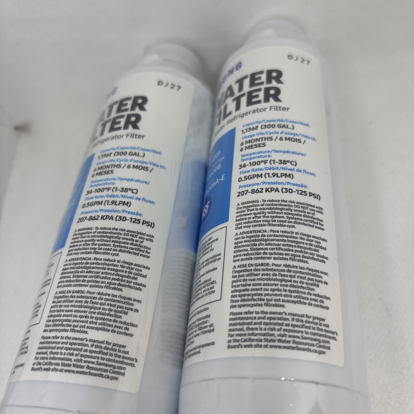 Genuine Samsung DA29-00020B HAF-CIN/EXP Refrigerator Water Filter US New 2 Pack