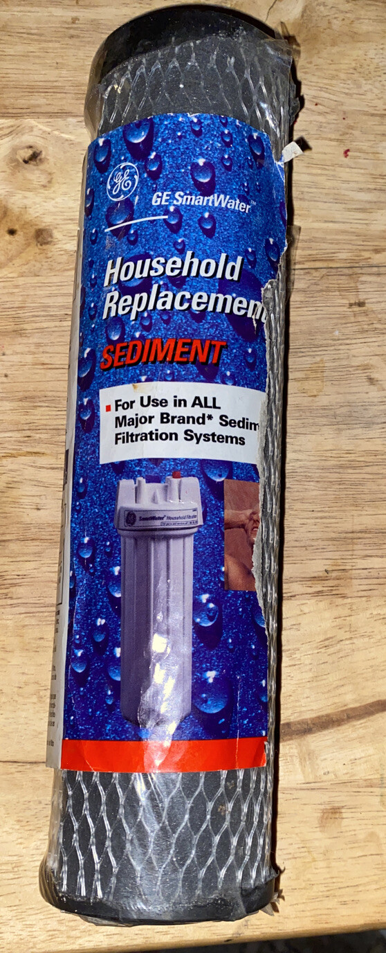 GE SmartWater FXWTC 5 Micron Standard 10 x 2.5 Inch Sediment Filter (1 Each)