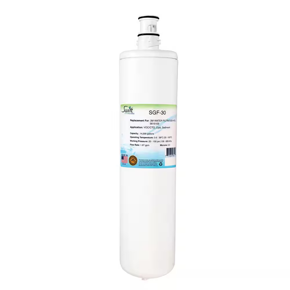 Swift Green Filters SGF-30 3M HF30 Under-Sink Replacement Filter Cartridge