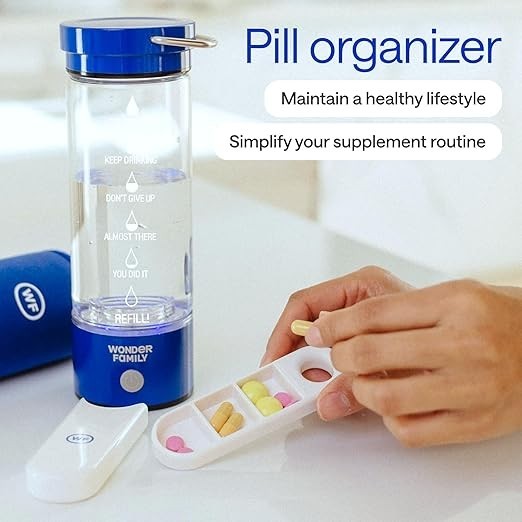 Hydrogen Water Bottle Generator 5 in 1 Large Set – Portable Water Hydrogenator