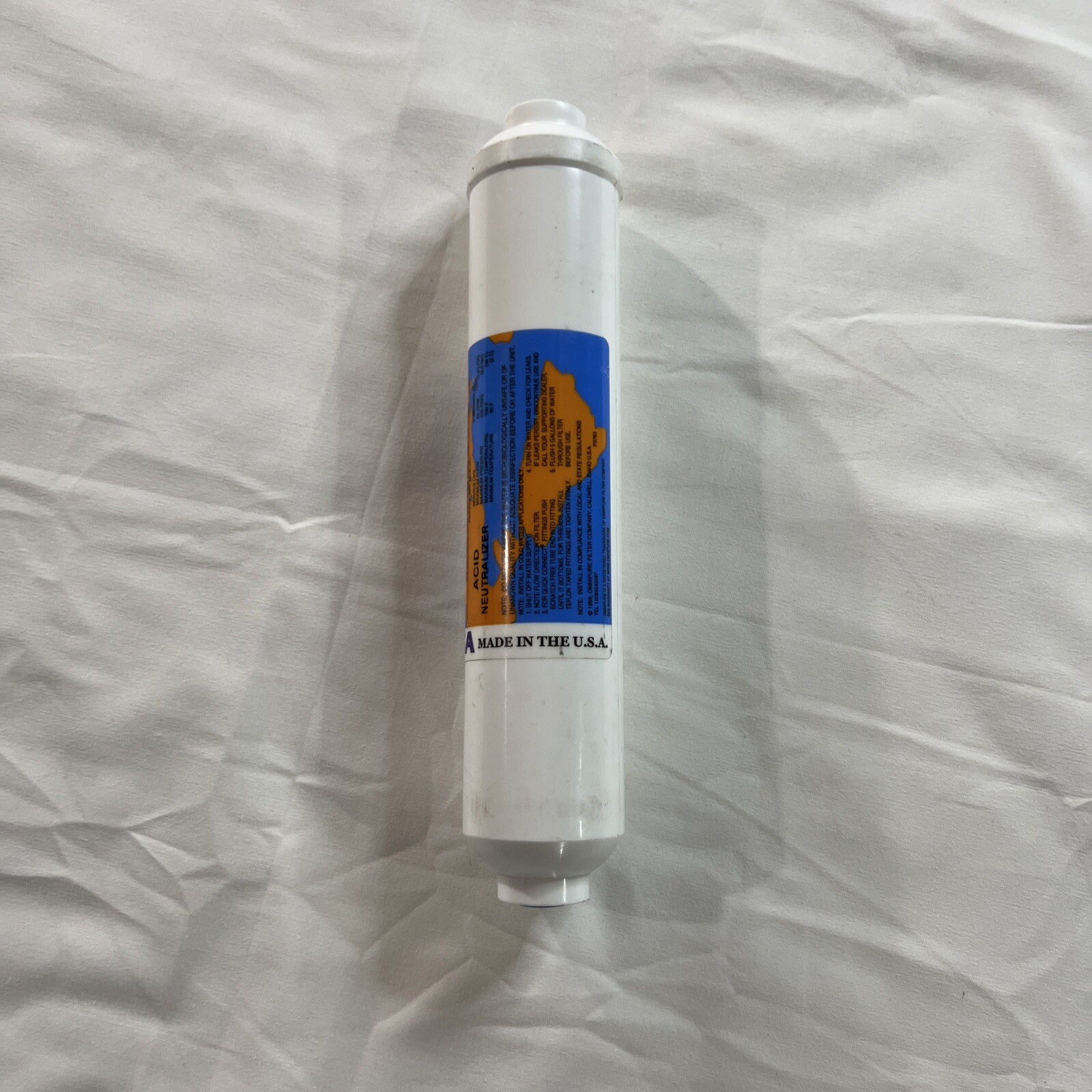 Omnipure XF10 All Calcite Acid Neutralizer 10’’ Inline Water Filter 3/8 T-48