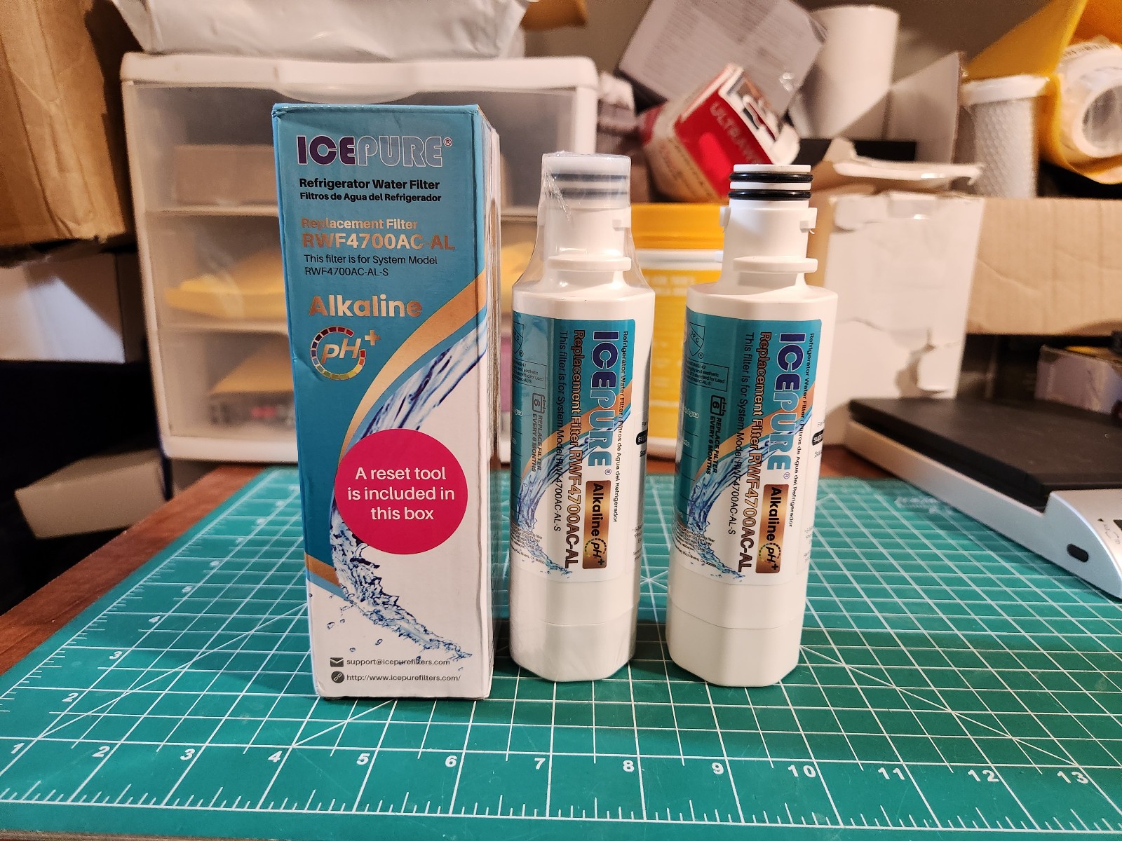 RWF4700AC Water Filter Fit for LT1000P, ADQ747935, LMXS28626D, LT1000PC 3PACK