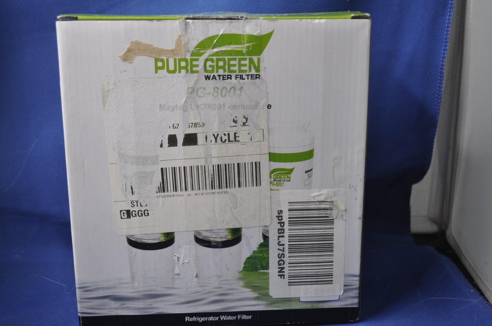 Box of 3 Pure Green PG-8001 Water Filters