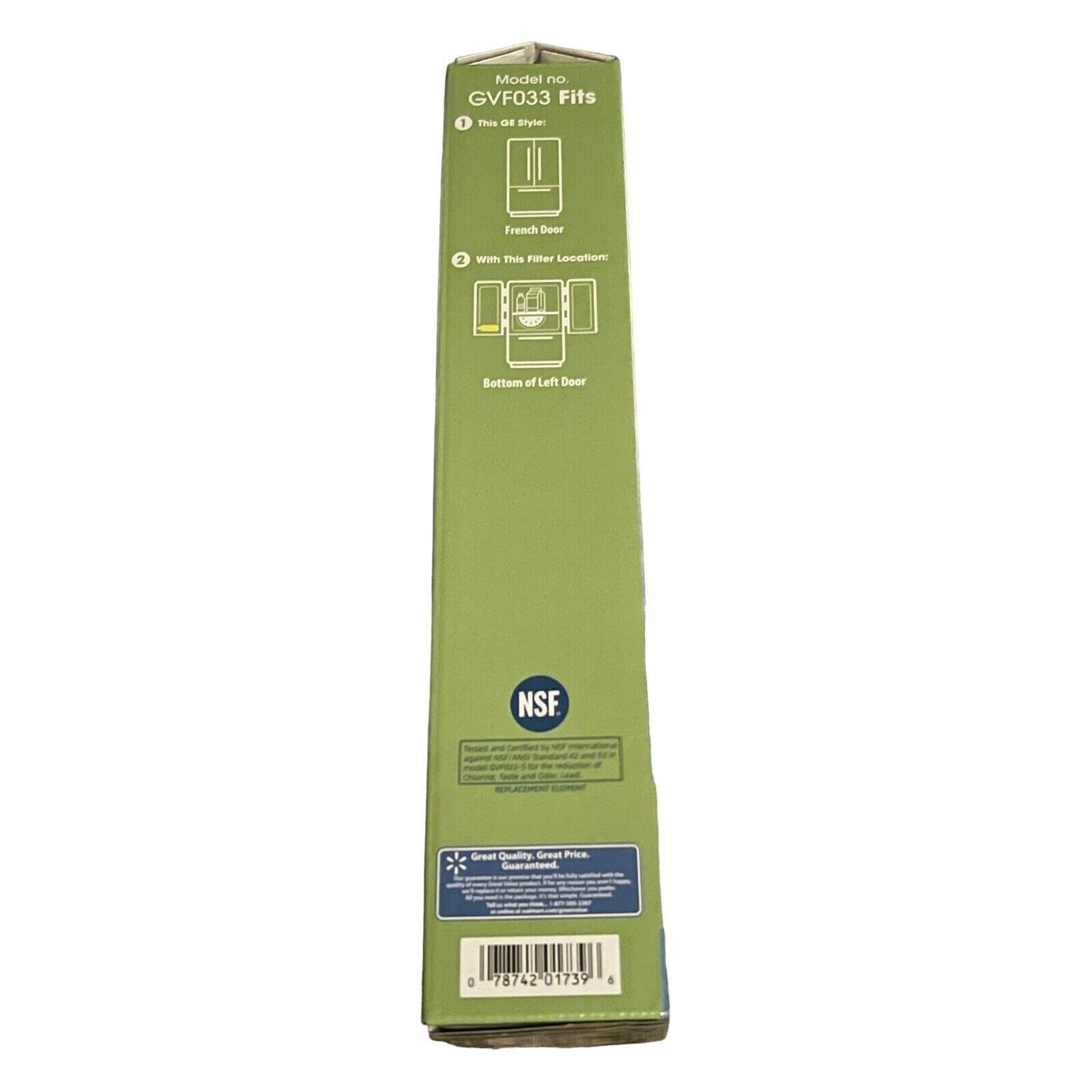 Great Value Refrigerator Water Filter Replaces Ge Model RPWF 6months 300 gallons