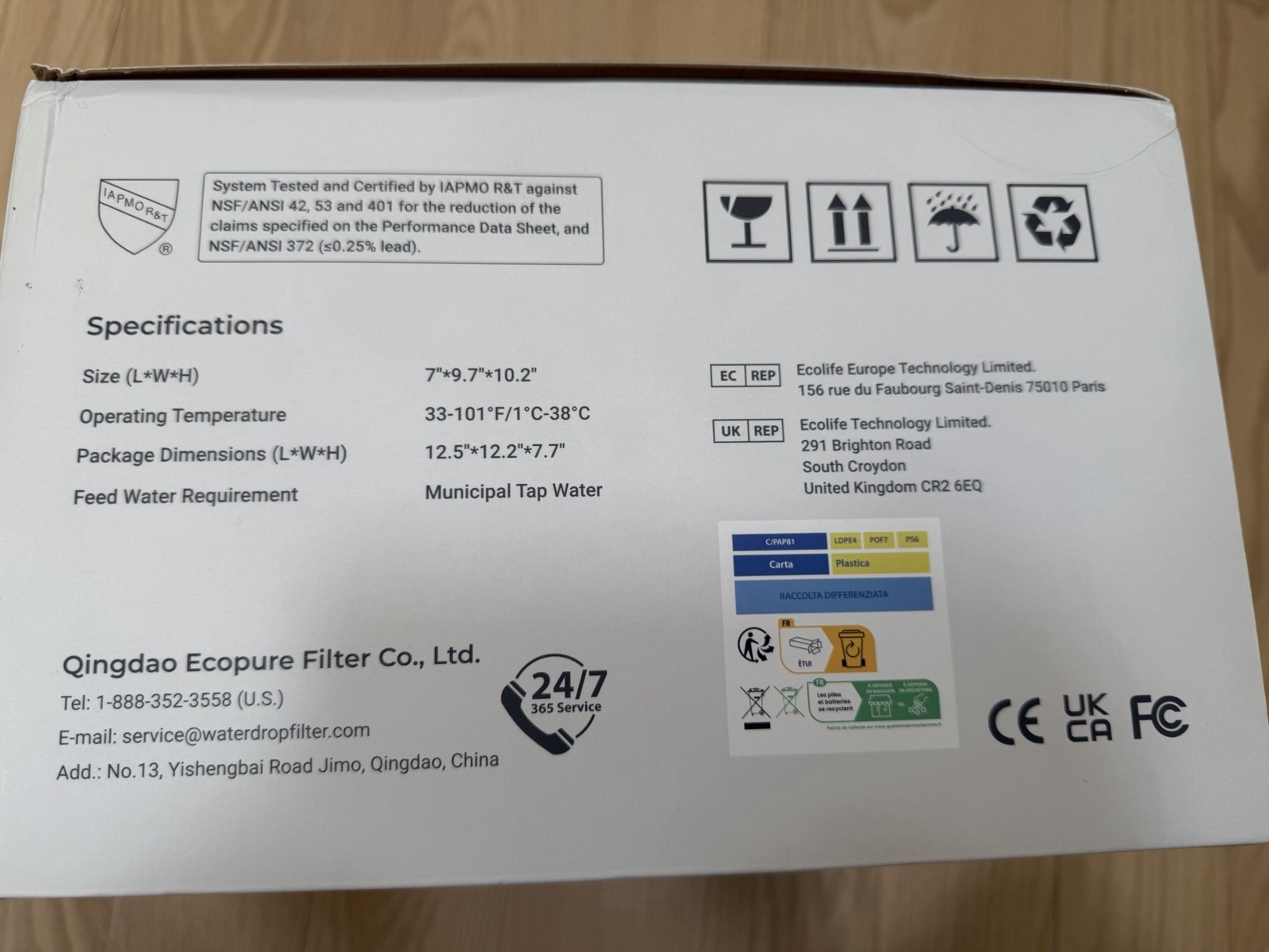 *NEW* Waterdrop Electric Water Filter, ED01 Countertop Water Filtration System