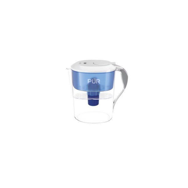 11 Cup Water Filtration Pitcher – Blue/White: BPA-Free, Plastic