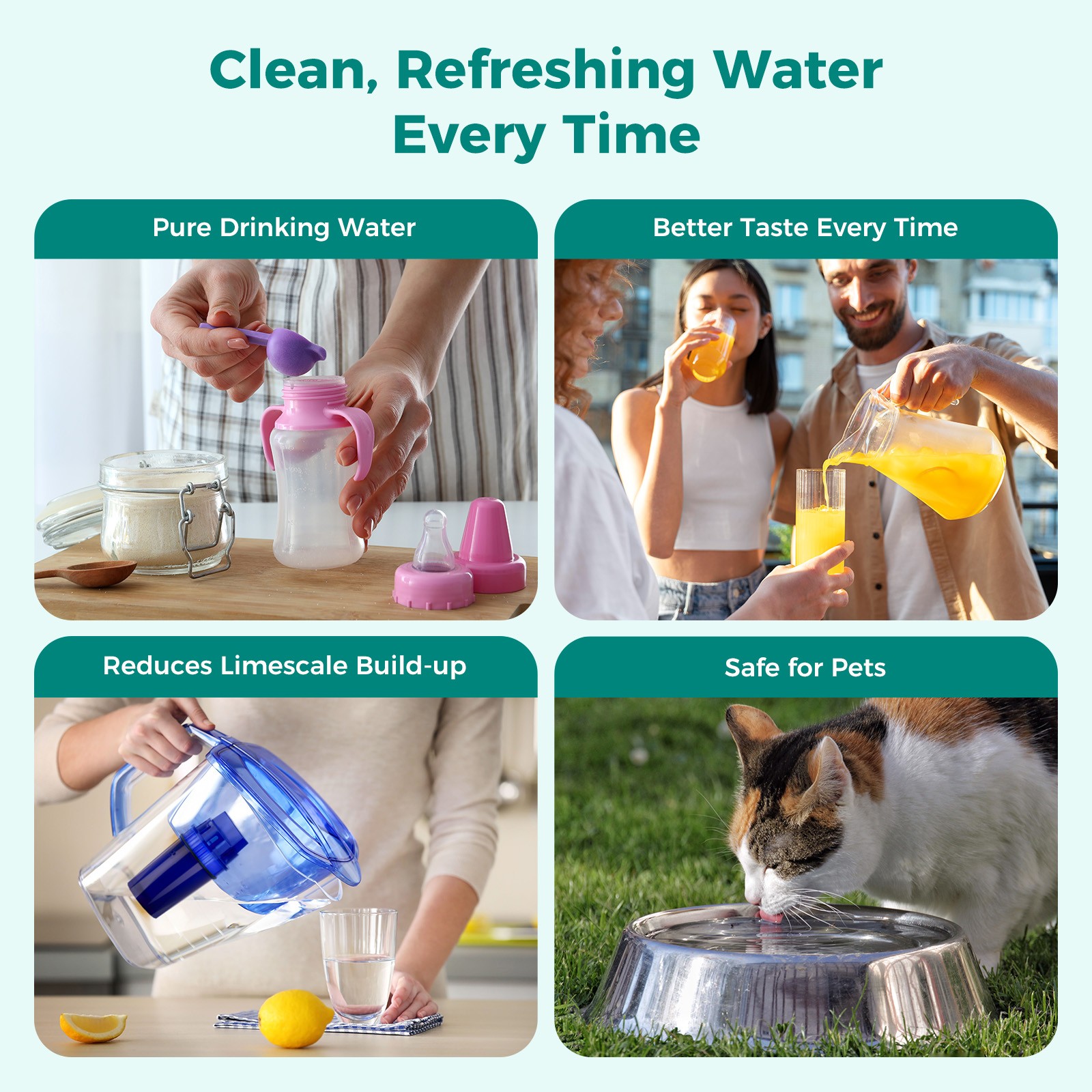 3/4/6-Pack PPF900 Water Filter Replacement PPF900Z NSF Certified Pitcher Filter