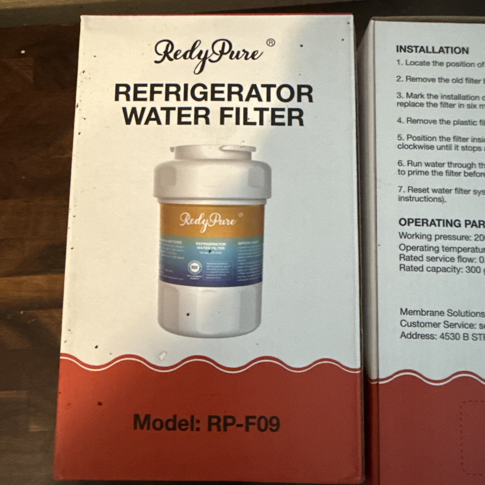 3 Pack RP-F09 water filters Fit for GE MWF GWF FMG WSG-1 CLCH102 RWF0600AH