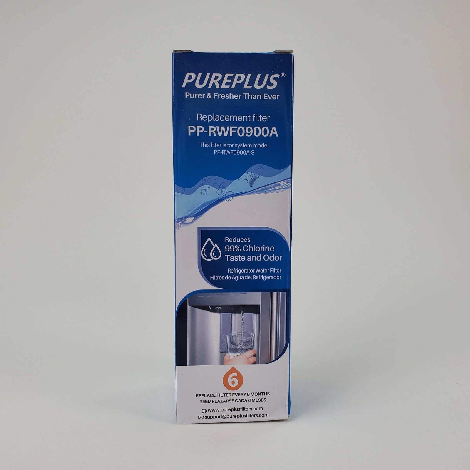 PUREPLUS PP-RWF0900A Refrigerator Water Filter Replacement NSF 42 Certified