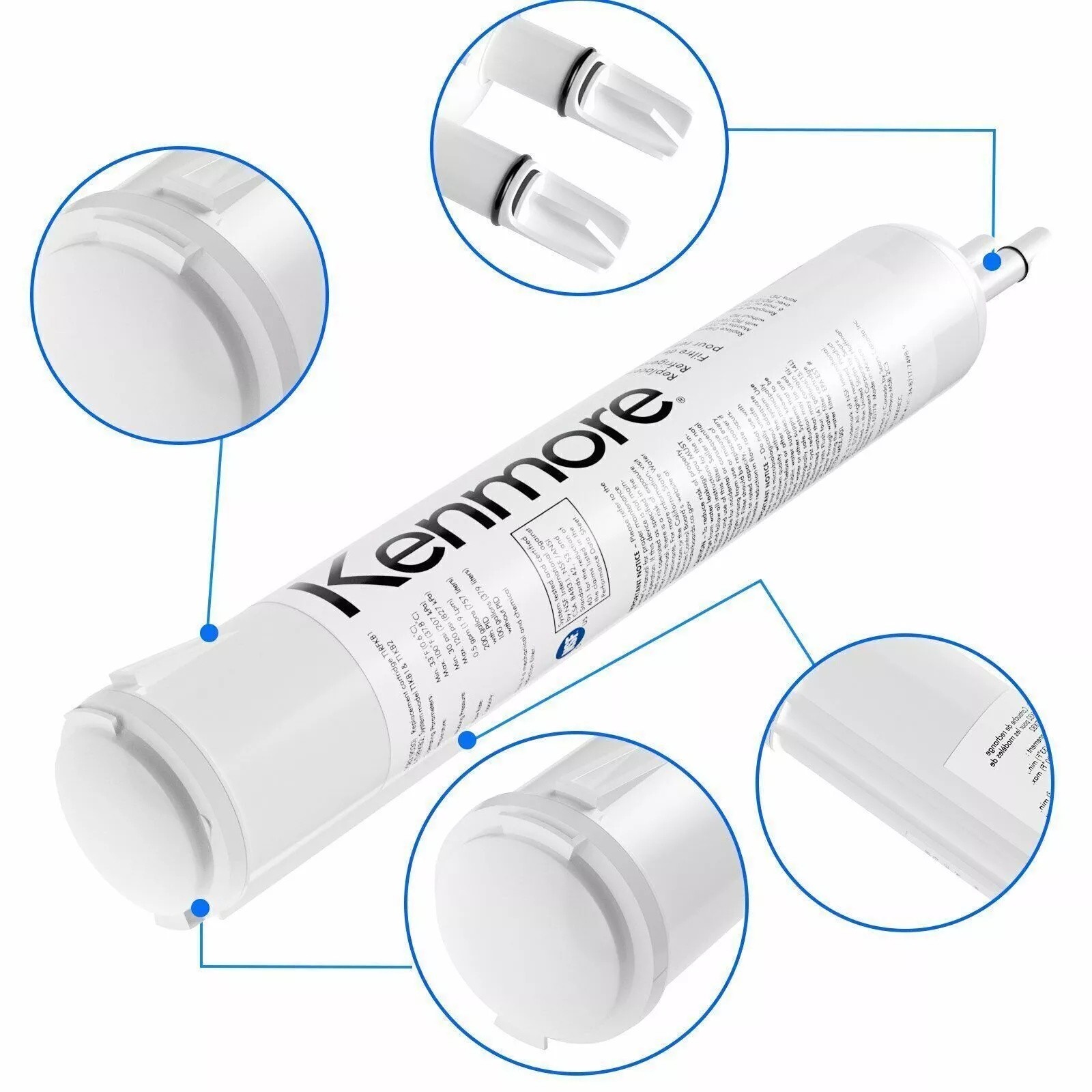 3PACK Kenmore 9083 469083 9020 Replacement Refrigerator Cartridge Water Filter
