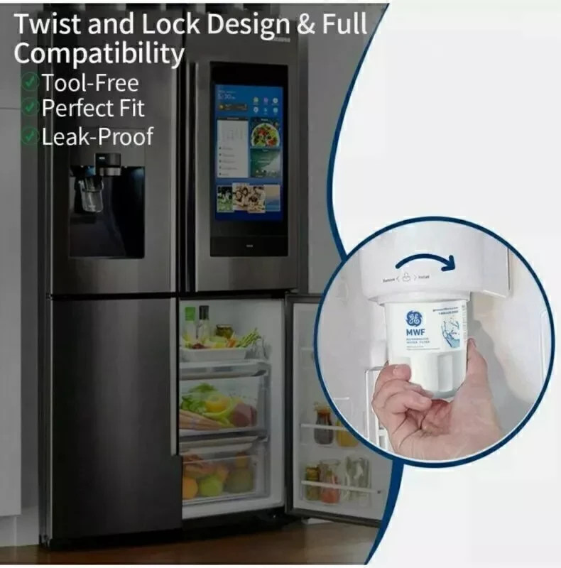NEW 1 PACK GE MWF GWF 46-9991 MWFP Smartwater Fridge Water Filter Genuine
