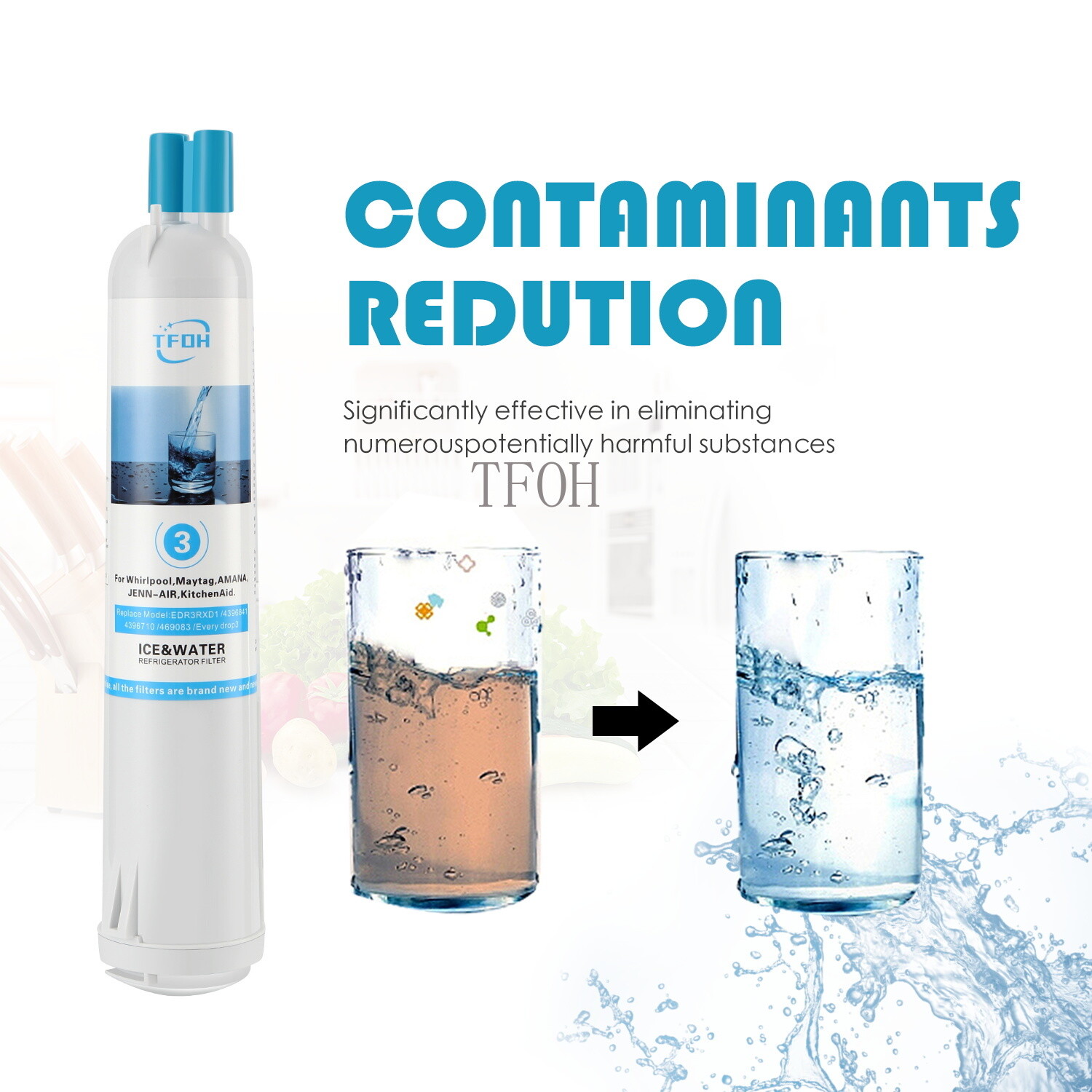 4Pack For Kenmore 9083 Refrigerator Cartridge Water Filter 469083 9020 9030 USA
